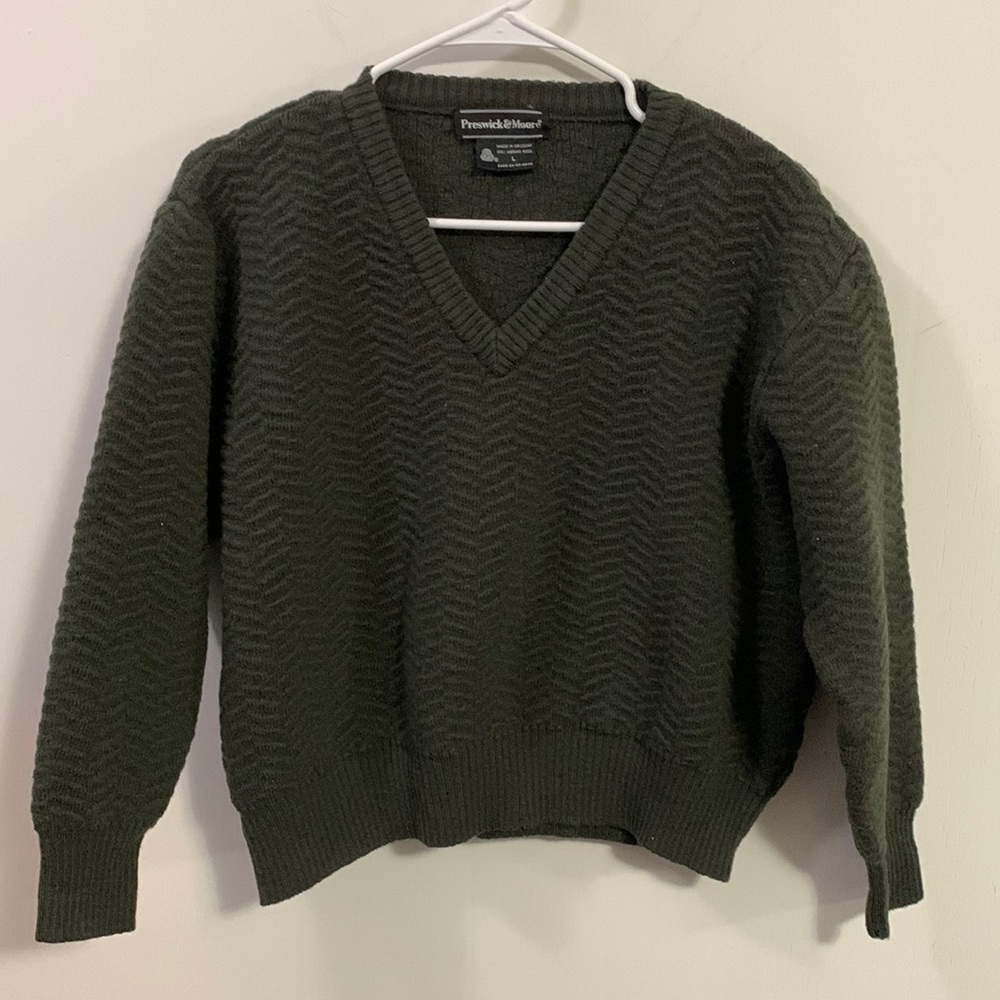 Preswick & Moore Merino Wool Sweater Made in Uruguay Size Large